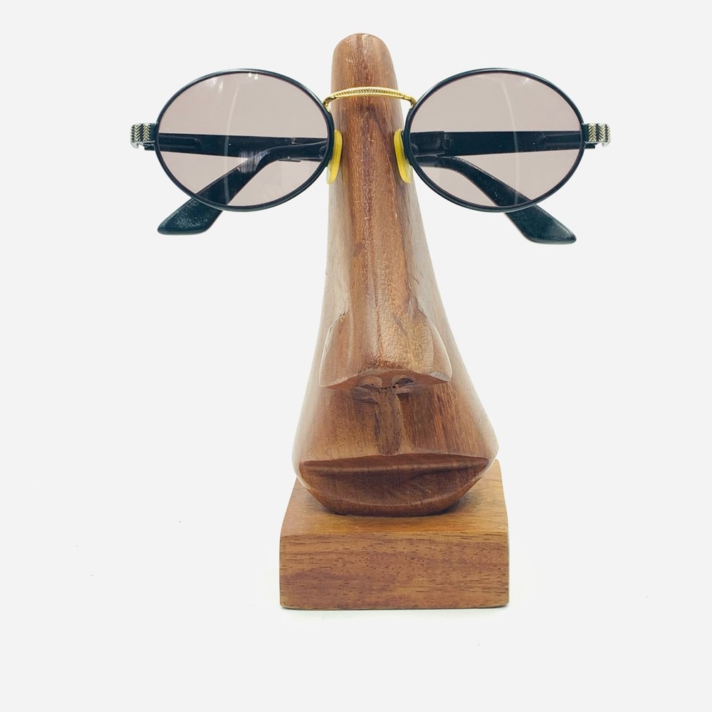 T Force Black Gold Oval Sunglasses Frames